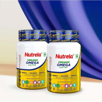 Patanjali Nutrela Organic Omega 3 6 7 & 9 (pack of 2)