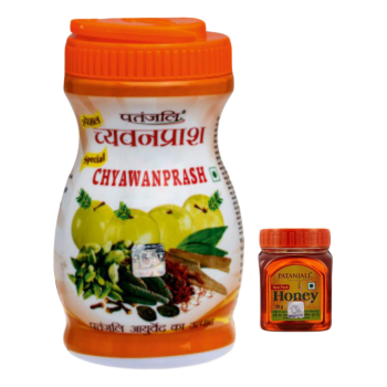 Patanjali Special Chyawanprash 500 gm - FREE Honey 50 Gm