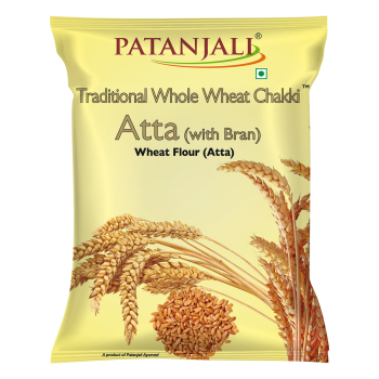 Patanjali Traditional Whole Wheat Chakki Atta With Bran