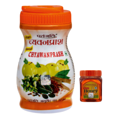 Patanjali Special Chyawanprash 500 g - FREE Honey 50 G